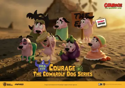 Figurine courage the cowardly dog series blind box set (6)